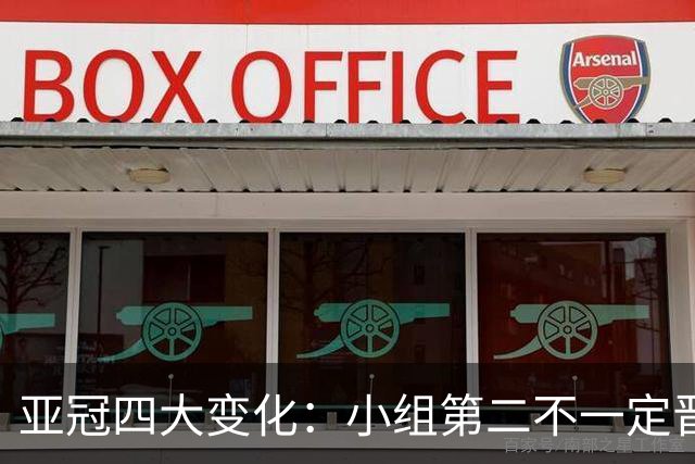 亚冠四大变化：小组第二不一定晋级 淘汰赛单场制